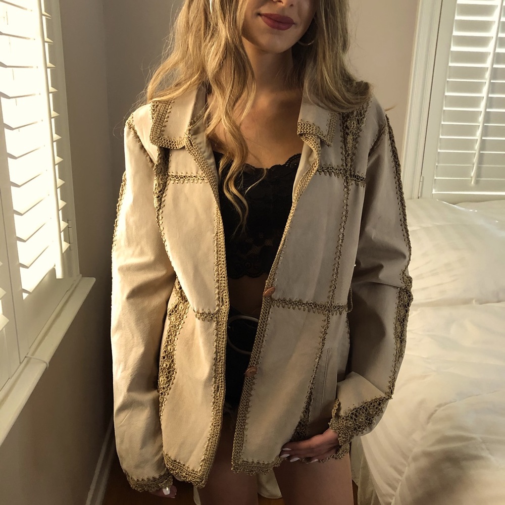 4 LEFT XS-L Boho Chic Fall & Winter Leather Suede Jacket Coat